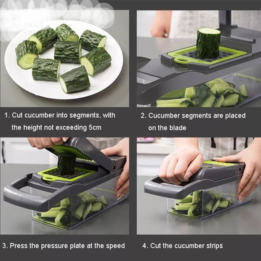 12IN1 MUTIFUNCTIONAL VEGETABLE CUTTER