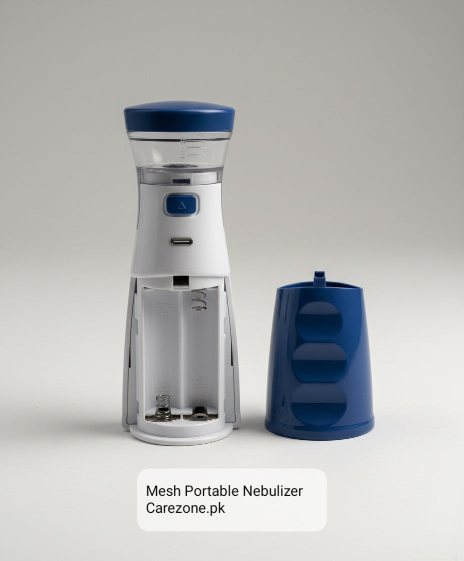 Mesh Portable Nebulizer Machine with Adult & Kid Masks