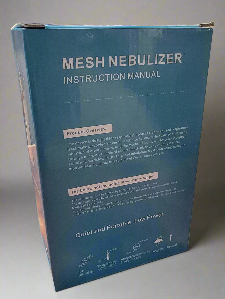 Mesh Portable Nebulizer Machine with Adult & Kid Masks