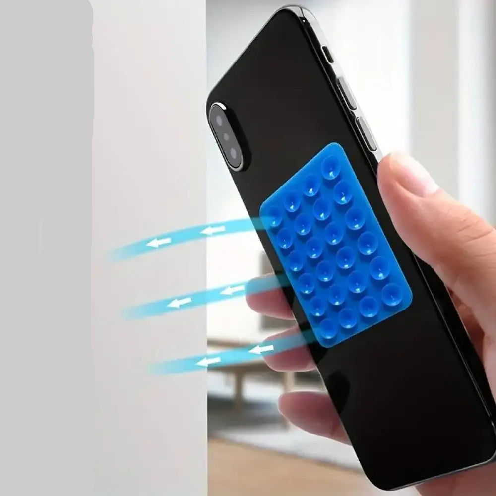 UNIVERSAL SUCTION PHONE MAT — STRONG GRIP WALL & BACK STICKER